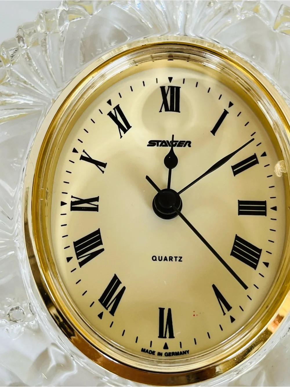 J. G. Durand France crystal clock